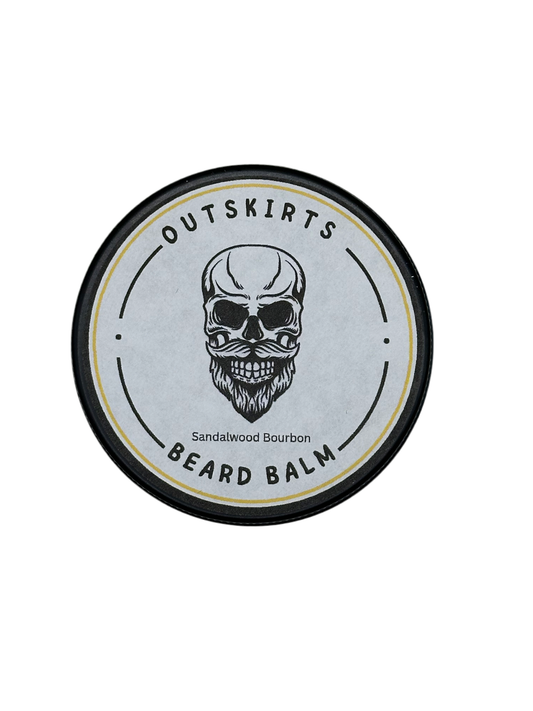 Sandalwood Bourbon Scented Beard Balm (2 oz can)