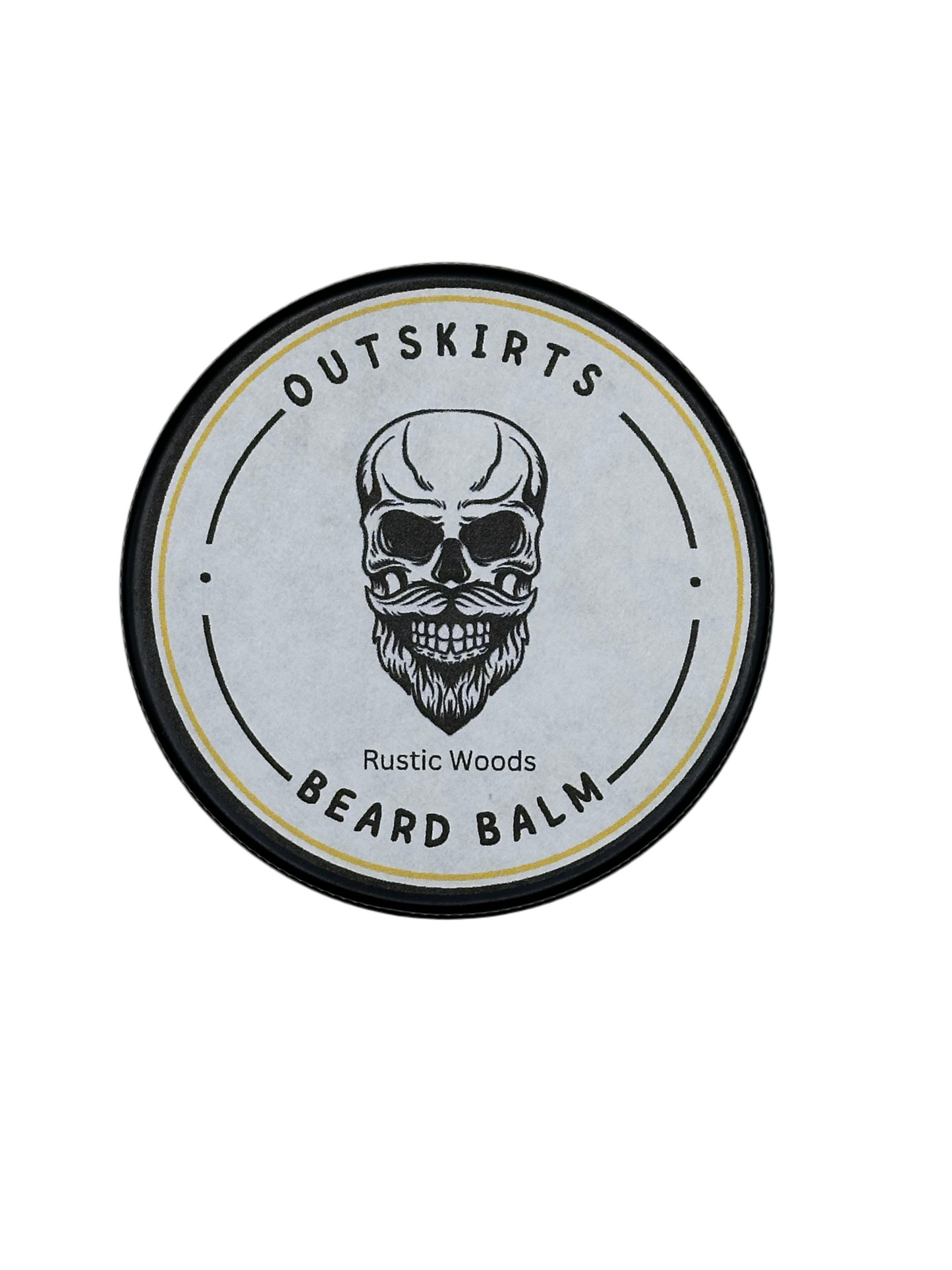 Rustic Woods Scented Beard Balm (2 oz can)